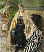 Akseli Gallen-Kallela Parisienne. oil painting reproduction